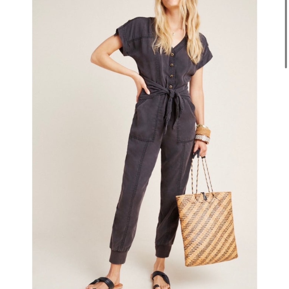 Anthropologie Huxley Utility Jogger Jumpsuit - Picture 1 of 5